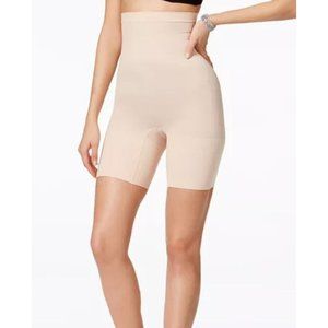 Spanx Higher Power Short High Waisted Shaper Shorts Soft Nude Women's Small S